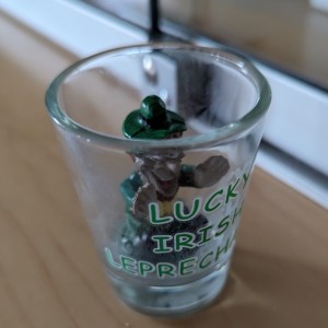 'Lucky Leprechaun' Shot Glass