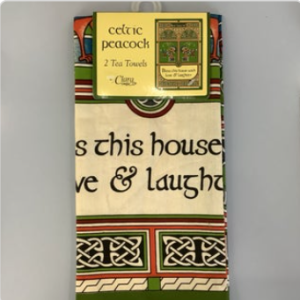 Tea Towels - Celtic Peacock. Photo