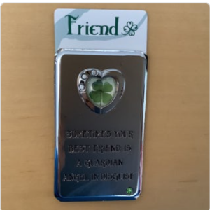 Clover Metal Magnet - Friend Heart
