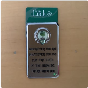 Clover Metal Magnet - Irish Luck Claddagh