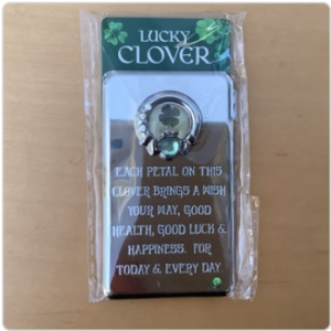 Clover Metal Magnet - Lucky Clover Claddagh
