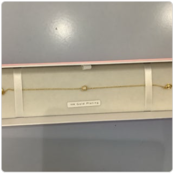 Knight & Day – Pink Box Crystal Ball Bracelet