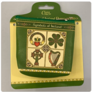 Zip Purse - Symbols of Ireland